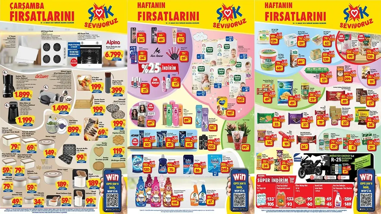 ŞOK Market 25-31 Aralık Aktüel İndirimleri: Kaçırılmayacak Fırsatlar! - 61Gündem